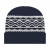 Promo RK True Navy Diamond Pattern Knit Cap with Cuff