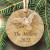 Peace On Earth Slate Stone Personalized Ornament