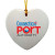 Customized Ceramic Ornaments Heart