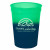 Green to Blue Customized Mood Color Changing Stadium Cups | 12 oz Mood Stadium Cup | Custom Logo  Branded Stadium Cup Giveaways
