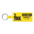 Yellow Flexible Rectangle Key Tag