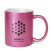 Custom Logo Metallic Pink Ceramic 11 oz Mug