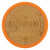 Custom Bamboo and Silicone Custom Branded Trivets - Orange