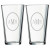 Monogram Pint Glasses - Set of Two