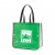 Laminated Tote-Retailer- Green