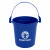 Blue 32 Oz Imprinted Party Pail with Blue Handle