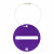 Metallic Purple Engraved Jetsetter Aluminum Luggage Tag