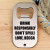 customized message bottle opener for him or her