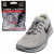 Printed Label Lock Laces Custom No Tie Shoelaces - Gray