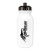 Imprinted MicroHalt Value Cycle Bottle 20 oz. White Black