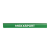 Customized Logo Vinyl Slap Bracelet | Logo Wristbands - Green