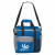 Imprinted Royal with Gray Large Insulated Kooler Tote 