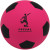 Soccer Ball Squeezies Stress Reliever with Imprint - Pink