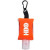 Custom .5 oz Hand Sanitizer Gel in Neoprene Case Orange