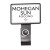 Rectangular ID Badge Holder with Full Color Label Black