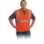 Imprinted Logo Class 2 Mesh Fabric Vest  - Orange