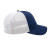 Embroidered One Size Stretch Fit Mesh Back Cap - Heather blue/white