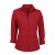 Parrot Red Harriton Ladies Paradise 3/4 Sleeve Performance Shirt 