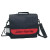 Thin Business Messenger Bag- Black with red