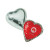 Romantic Chocolate Hearts Customized Silver