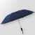 Zephyr Folding Umbrella Promotional Custom Imprinted With Logo -Navy