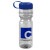 28 Oz Transparent Sports Bottle with Tethered Lid