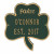 Shamrock Personalized Address Plaque