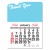 Peel-N-Stick® Calendar - Thank You - Sky Blue