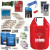 Imprinted Dry Bag Survival Kit - Red