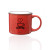 Promotional Ceramic 13 oz Campfire Coffee Mug - Red