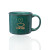 Promotional Ceramic 13 oz Campfire Coffee Mug - Green