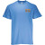 Promotional Digital Imprinted Cotton Colored Tee Carolina Blue