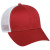 Structured Mesh Back Cap with Snap Closure Promo Cardinal/White