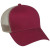 Structured Mesh Back Cap with Snap Closure Promo Maroon/Khaki