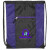 Imprinted Porter Mesh Drawstring Bag - Purple