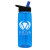 Tritan Flair Bottle with Flip Straw - Black/Blue Lid/Spout
