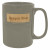 Engraved Peek-A-Bamboo Stoneware Mug  - Gray