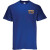 Promotional Digital Imprinted Cotton Colored Tee Royal Blue