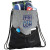 Imprinted Logo Voyager Drawstring SportspackImprinted Logo Voyager Drawstring Sportspack - Gray with Black