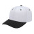 White Black Promo Original Poly/Cotton Snap Back Cap