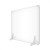 Side View Blank USA Made Square Economy Sneeze Guard