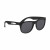 Imprinted Logo Youth Rubberized Sunglasses - Black