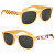 Custom Full Color Malibu Sunglasses - Athletic Gold