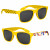 Custom Full Color Malibu Sunglasses - Bright yellow