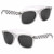 Custom Full Color Malibu Sunglasses - Frost White