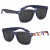 Custom Full Color Malibu Sunglasses - Navy Blue