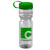 28 Oz Transparent Sports Bottle with Tethered Lid