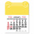 Budget Peel-N-Stick® Wrench Calendar - Yellow