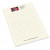 White 3M Post-It Notes 4 x 6 Color Pad - 25 Sheets