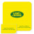 Imprinted Premium 7 x 7 Microfiber Cloth - Yellow